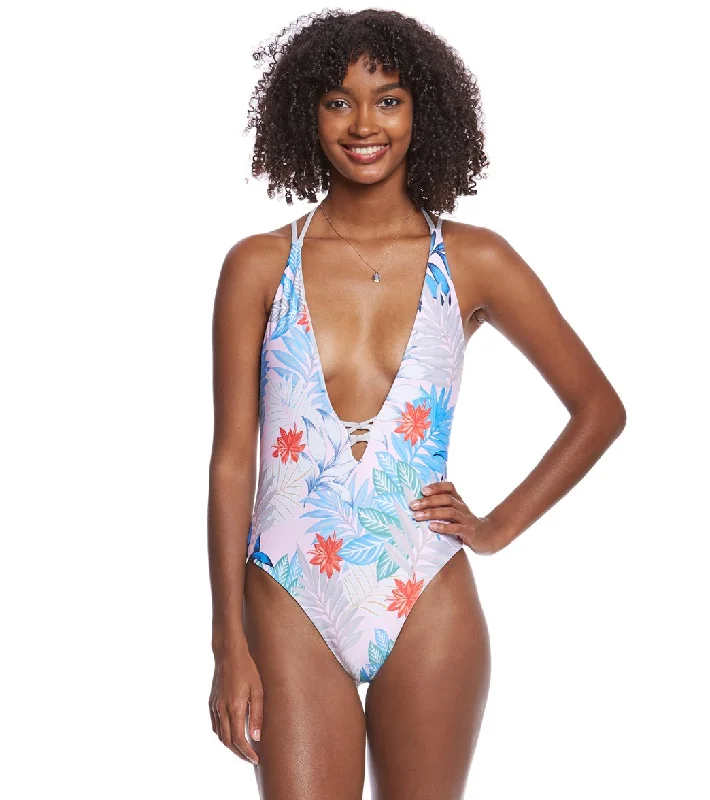 B.Swim Lani Palm Lush One Piece Swimsuit Lani Palm